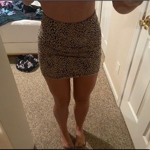 brandy Melville cheetah skirt!